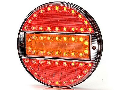 LED-bakljus Slim Line, 12-24V, 56LED, broms-,parkering-, blinker