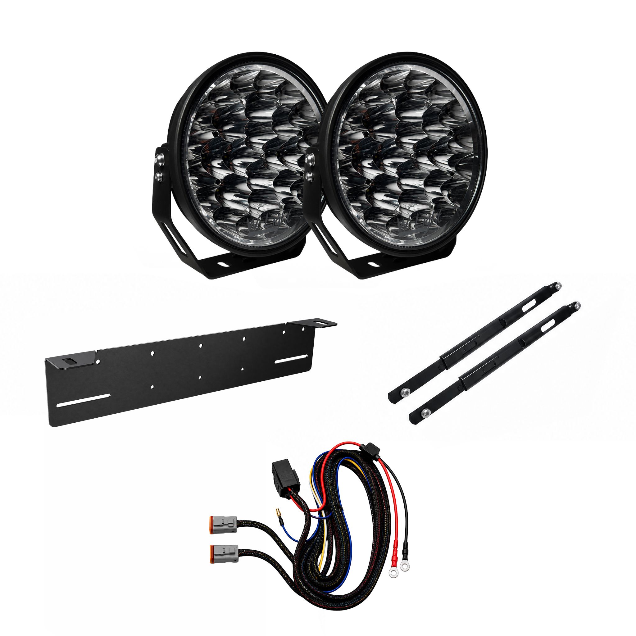 2-Pack W9 Phoenix 9" DARK EDITION extraljuspaket