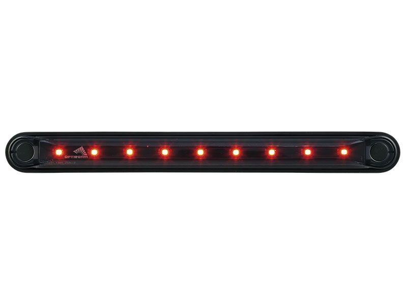 Optibeam Dark Phantom markeringsljus röd 0,5 m ADR