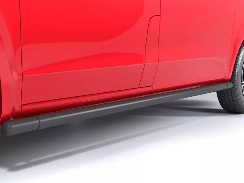 Metec sidorör VW Caddy 2015-, svart, L1