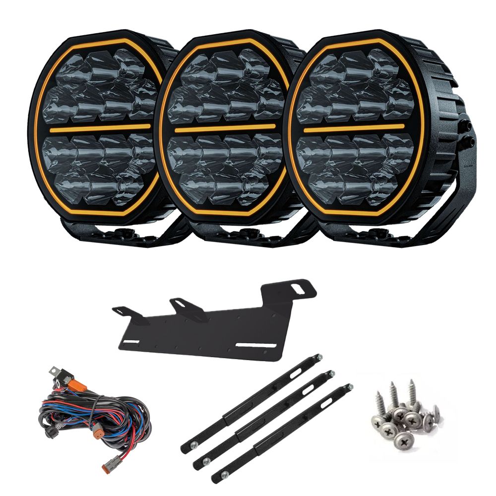 Strands Big Energy 7" LED-extraljus X3