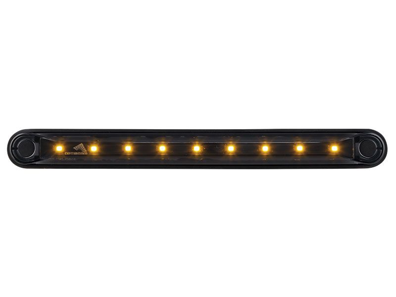 Optibeam Dark Phantom markeringsljus, amber (orange), 0,5 m, ADR