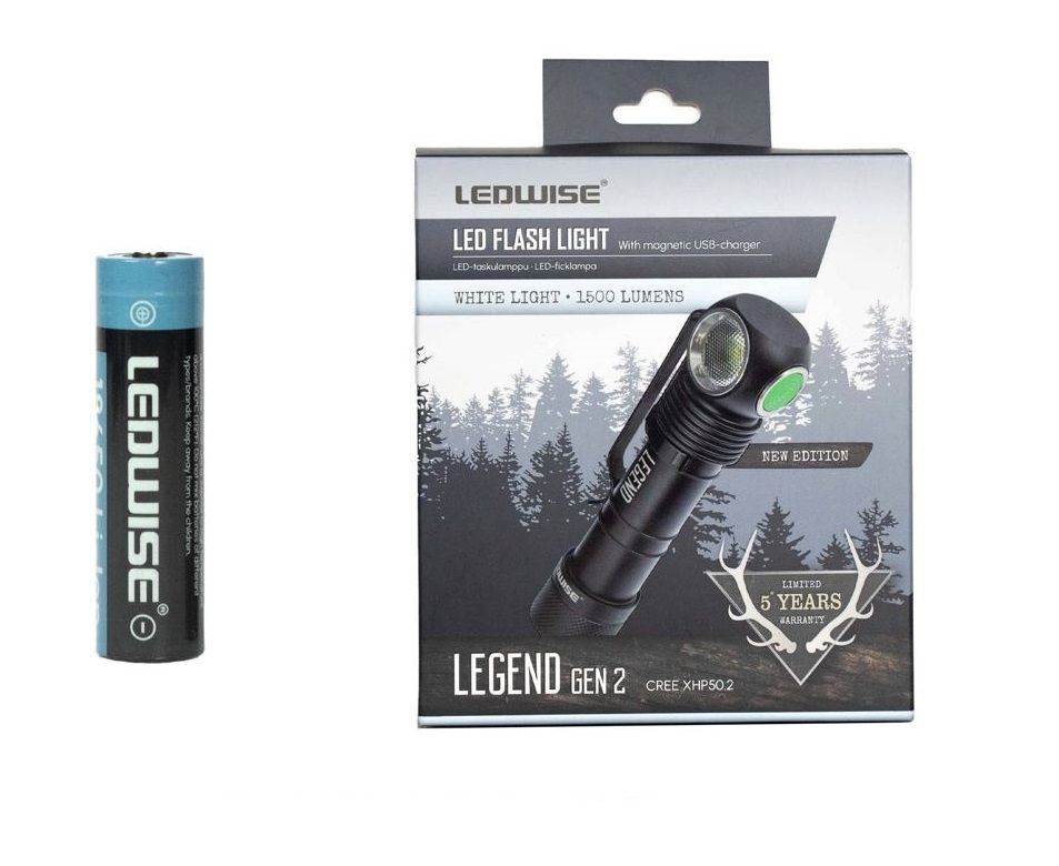Ledwise Legend Gen2 + 1 extra batteri