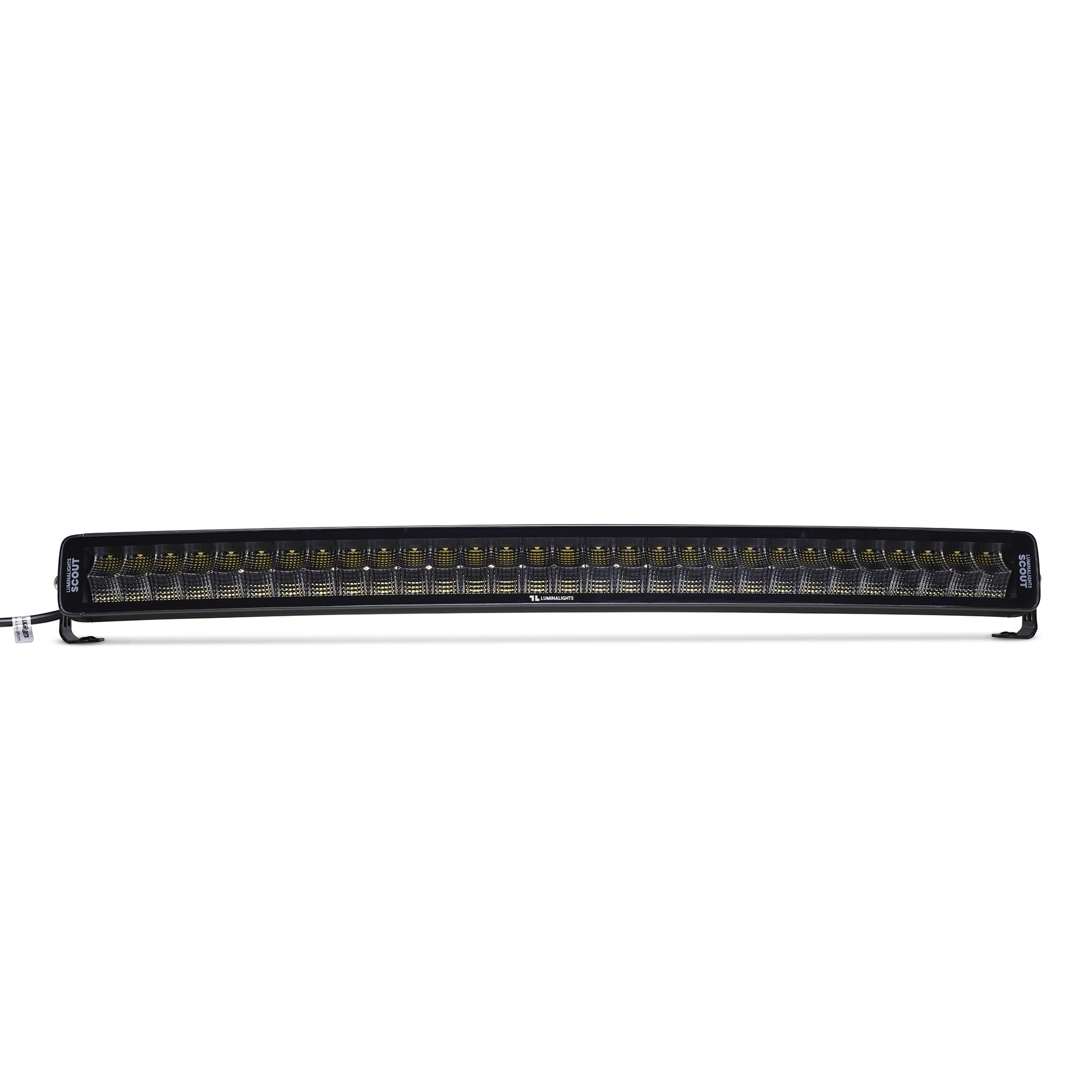 Arbetsljusramp LuminaLights Dark Work Dual 800 Curved LED – 815 mm Flood Beam
