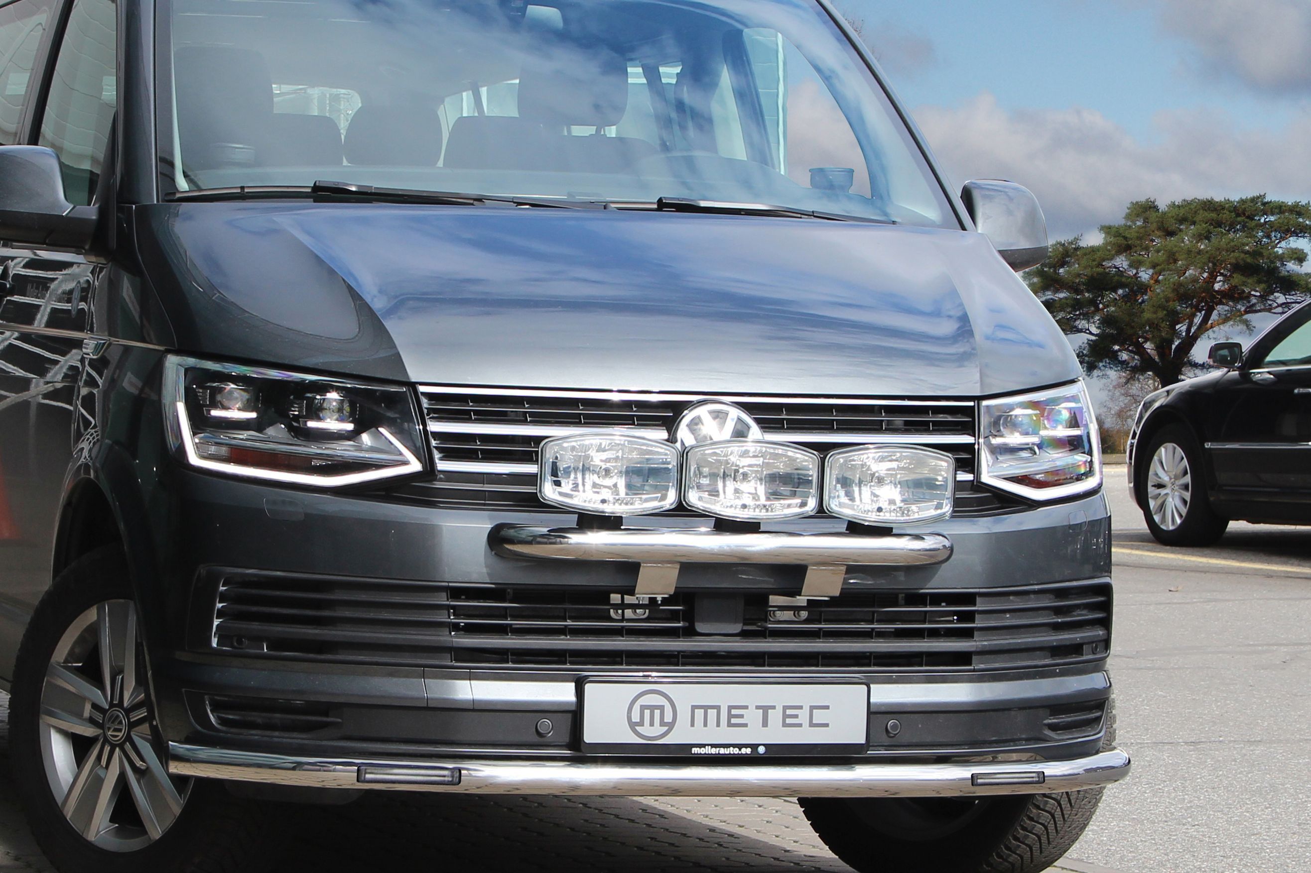 Extraljusbåge VW T6 2015-2019, Ø60mm, Metec