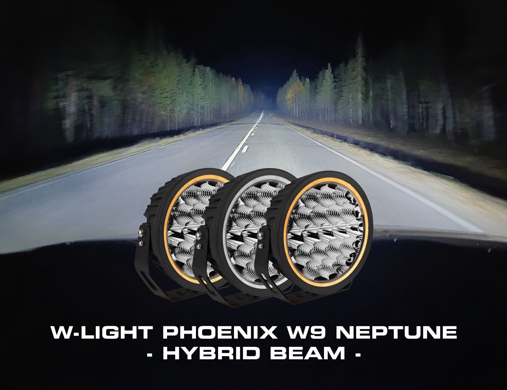 LED-Extraljus W-Light W9 Phoenix Neptune