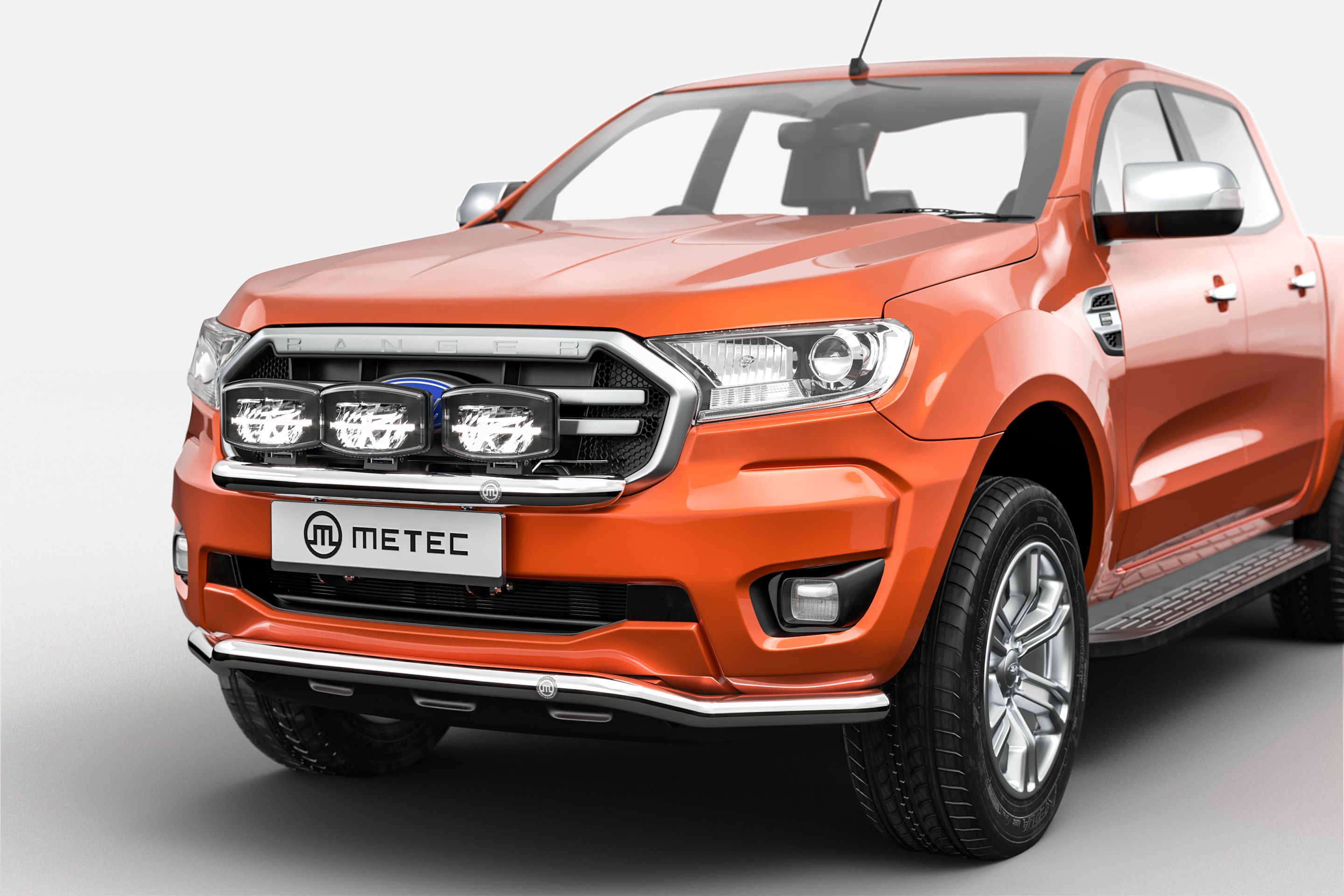 Stylingpaket rostfritt stål Ford Ranger 2019-