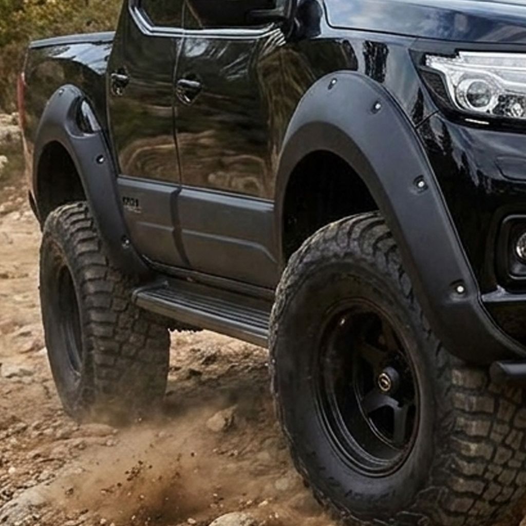 Skärmbreddare Nissan Navara 16-21+ med nitar
