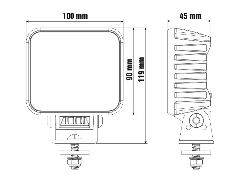 Arbetsljus Optibeam Snowb
