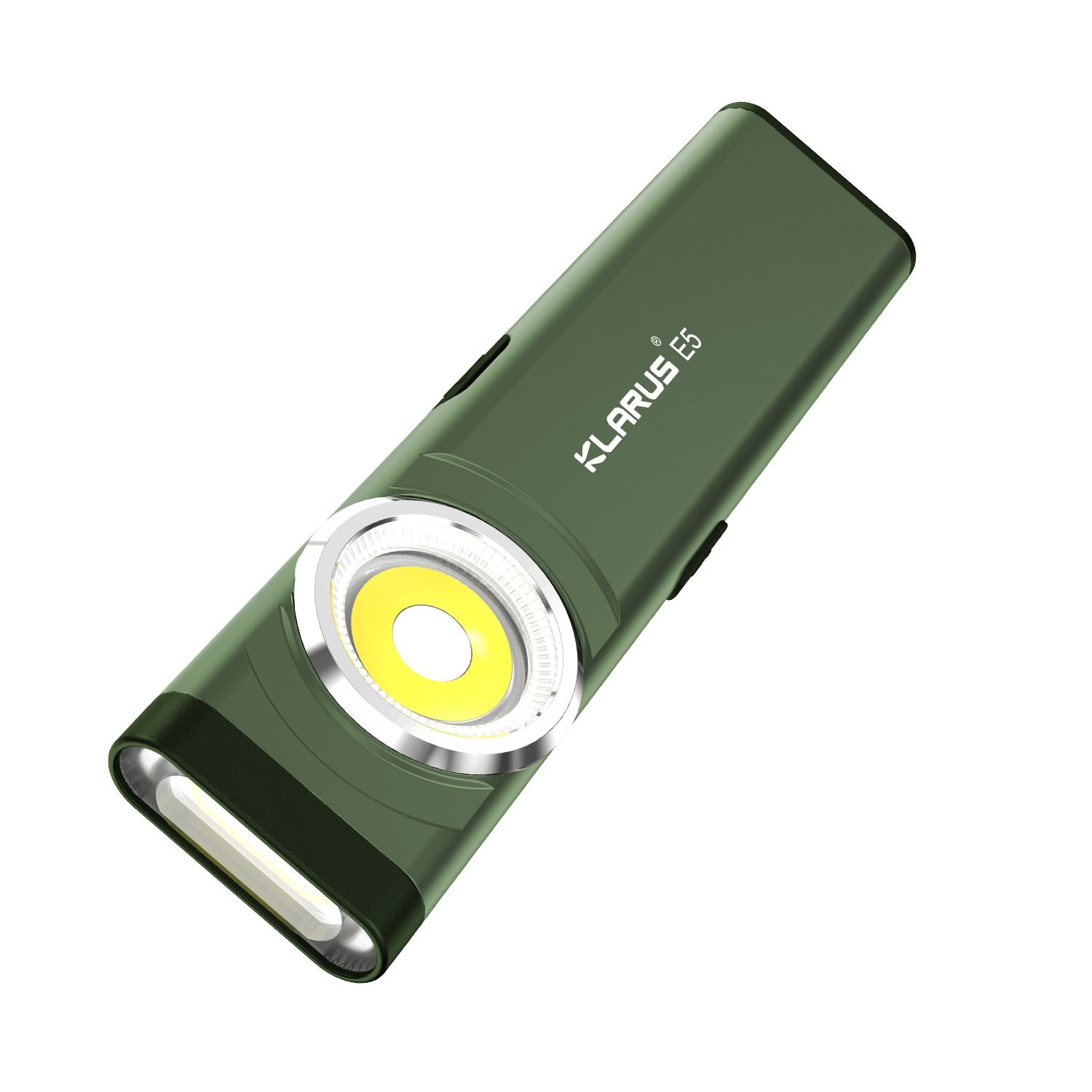 Ficklampa Klarus E5, grön