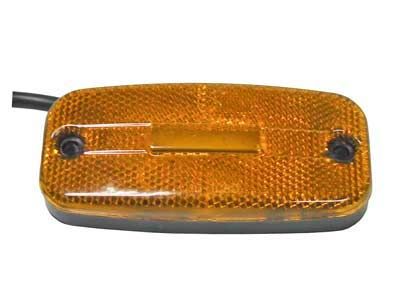 LED-markeringsljus 5LED, 10-30V, gul, 5m sladd
