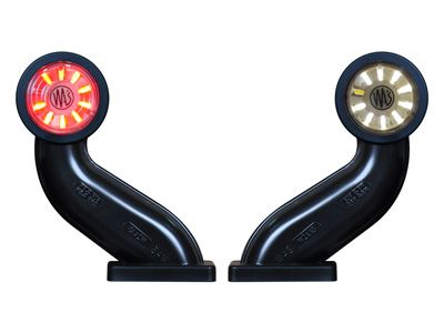 LED-positionsljus med gummiarm 12/24V