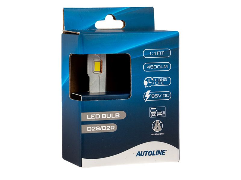 AUTOLINE DIRECT FIT LED BULB D2S/D2R 4500LM