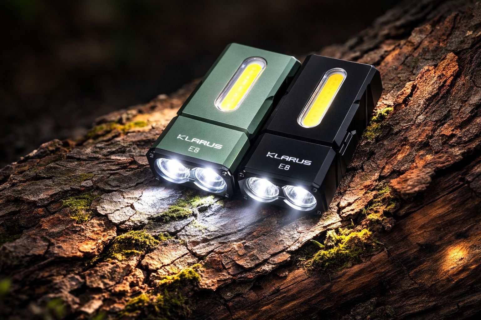 Klarus E8 Multi- Ficklampa
