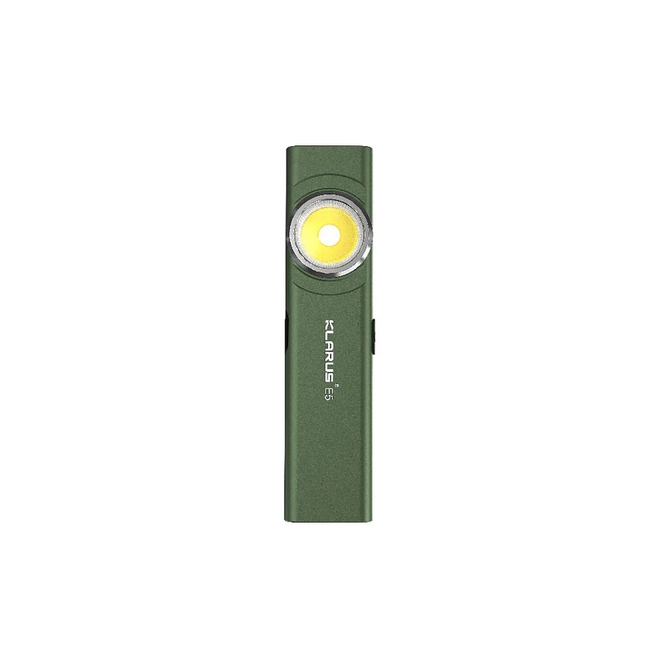 Ficklampa Klarus E5, grön