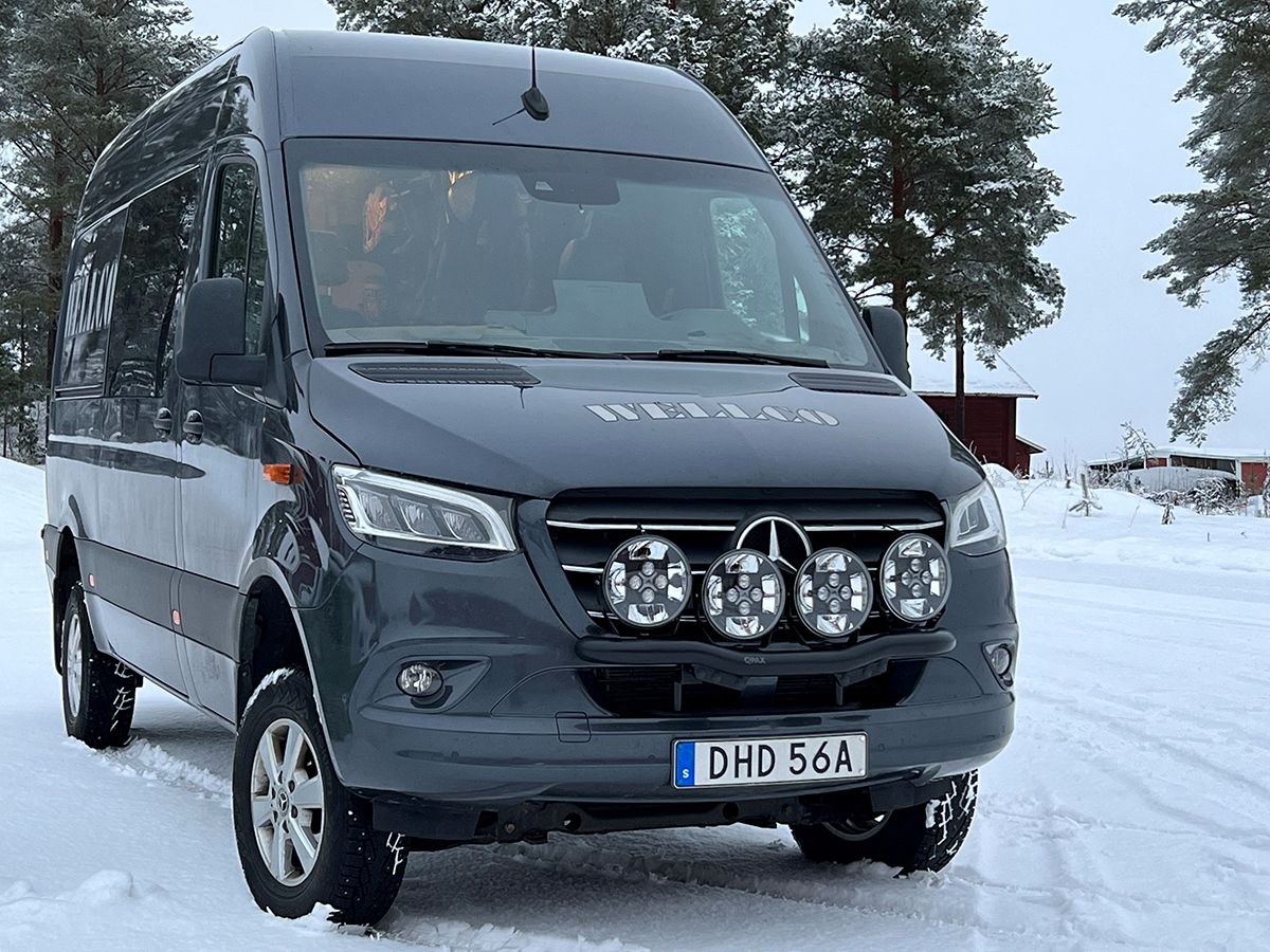 Q-LIGHT Mercedes Sprinter 18- extraljusfäste (extraljusbåge) för 4st lampor