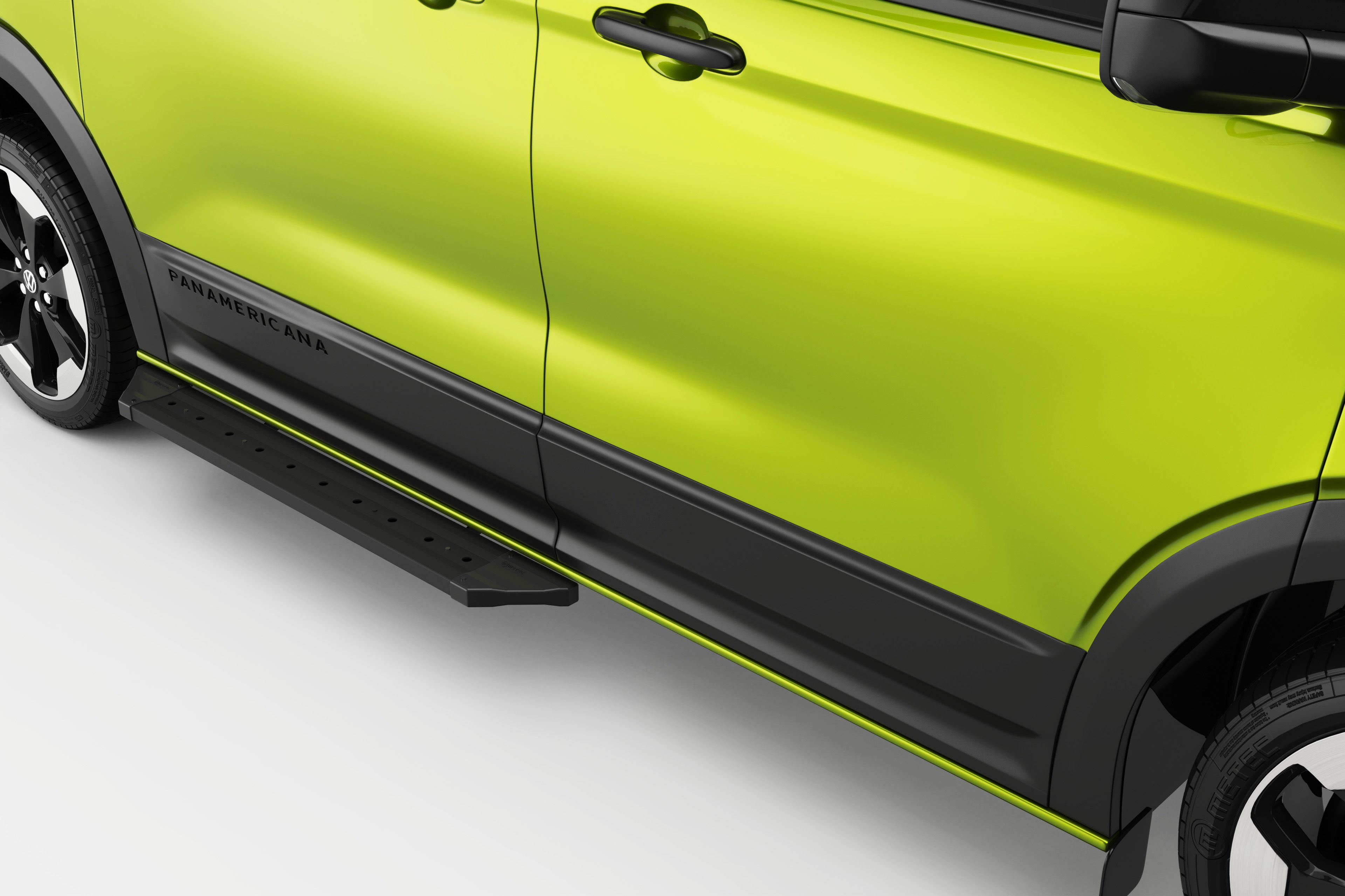 Sidosteg sidodörr Svart VW T7 Transporter 24-
