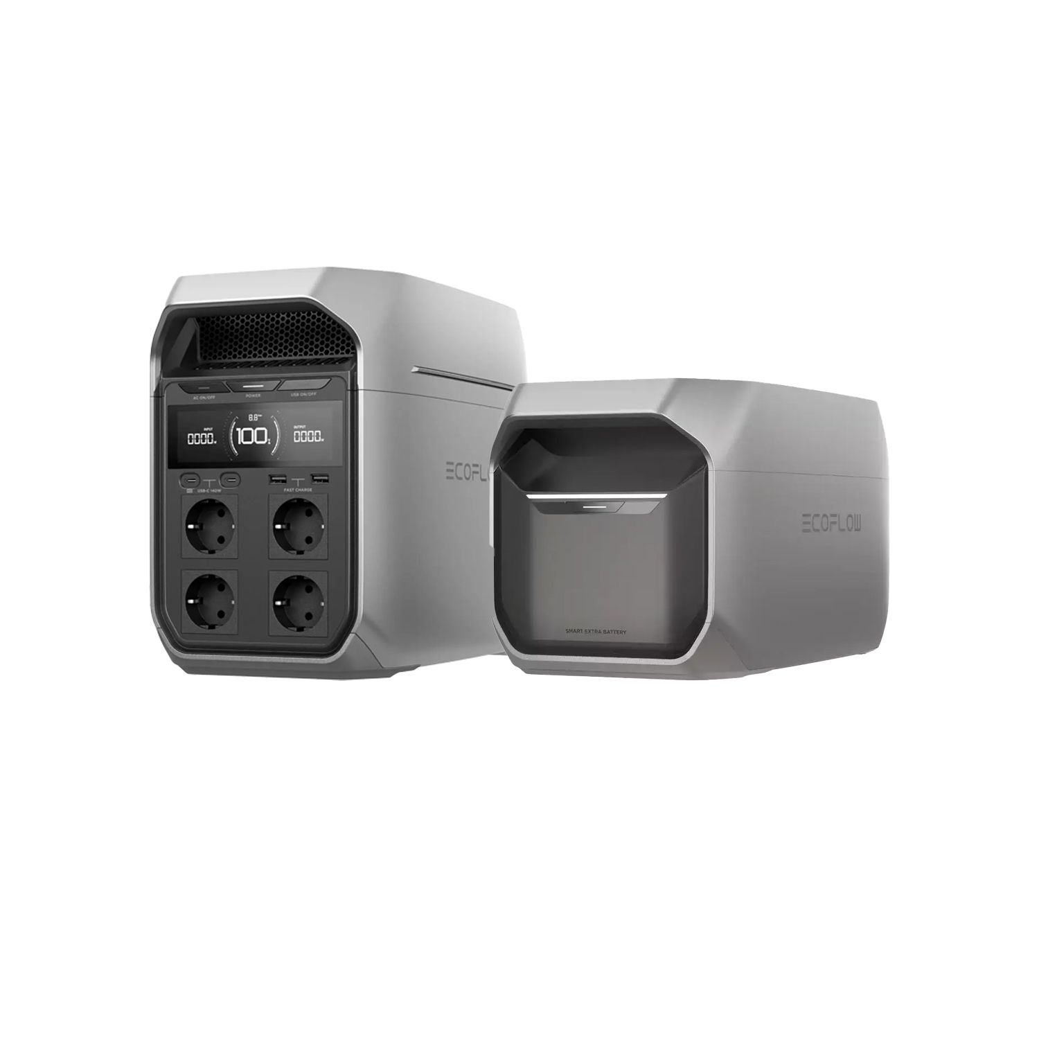 EcoFlow Delta 3 Plus + Extra batteri