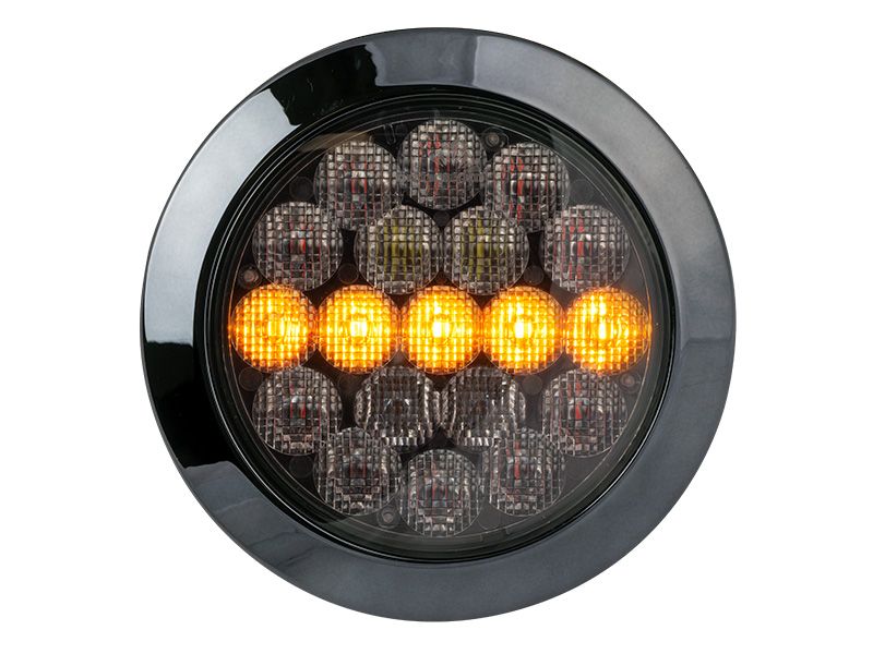 Optibeam Dark Phantom Ø155 mm bakljus, 5 m kabel, ADR
