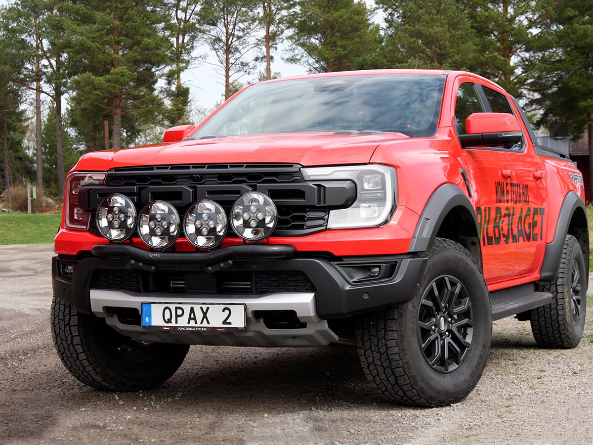 Q-LIGHT Ford Ranger Raptor 23- extraljusfäste (extraljusbåge) för 4st lampor