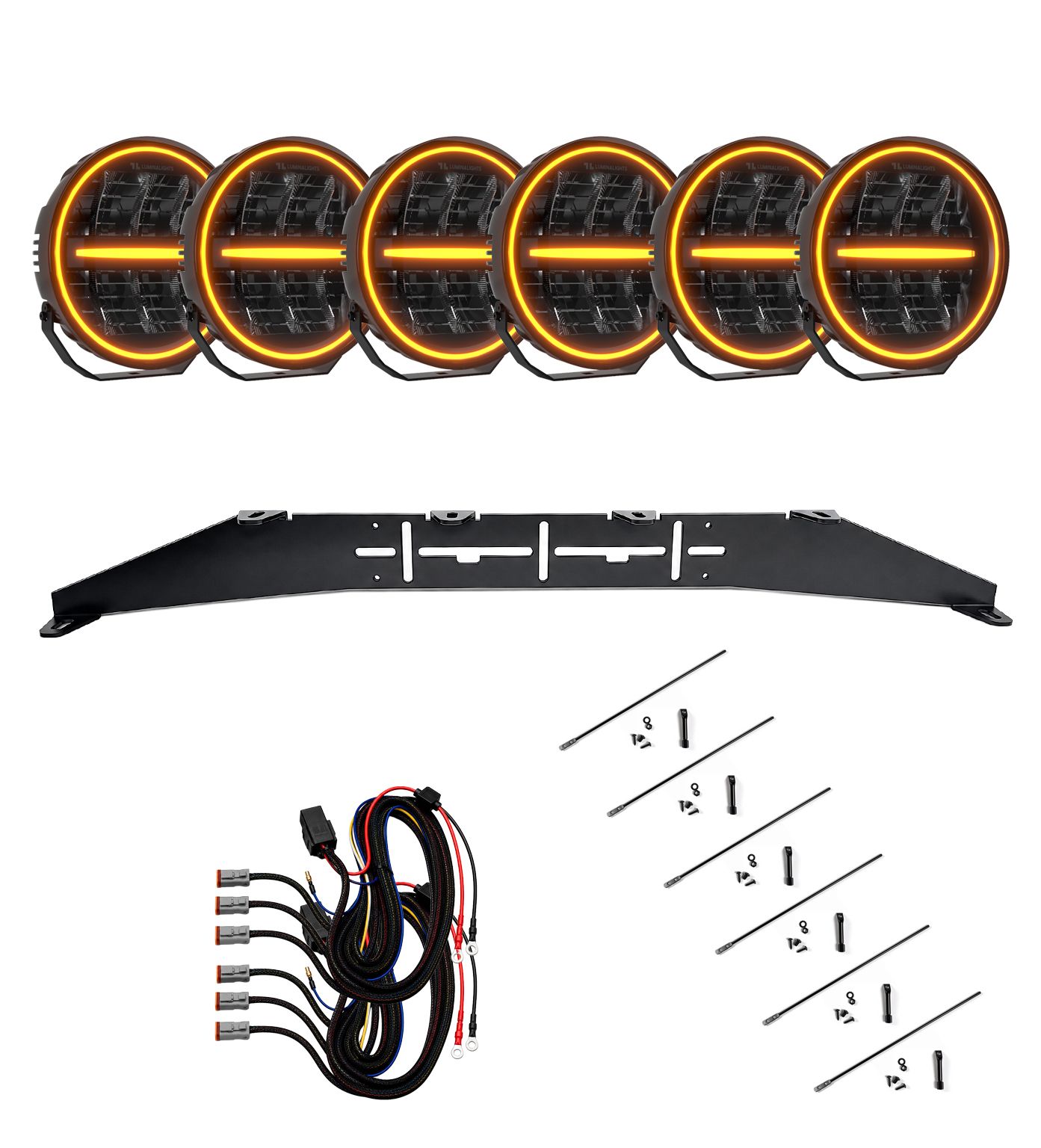 Extraljuspaket LuminaLights Ninja 6-Pack Rally 6