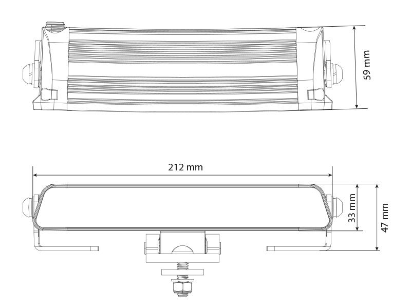 W-Light Surge Super Slim 8,5 LED-ramp