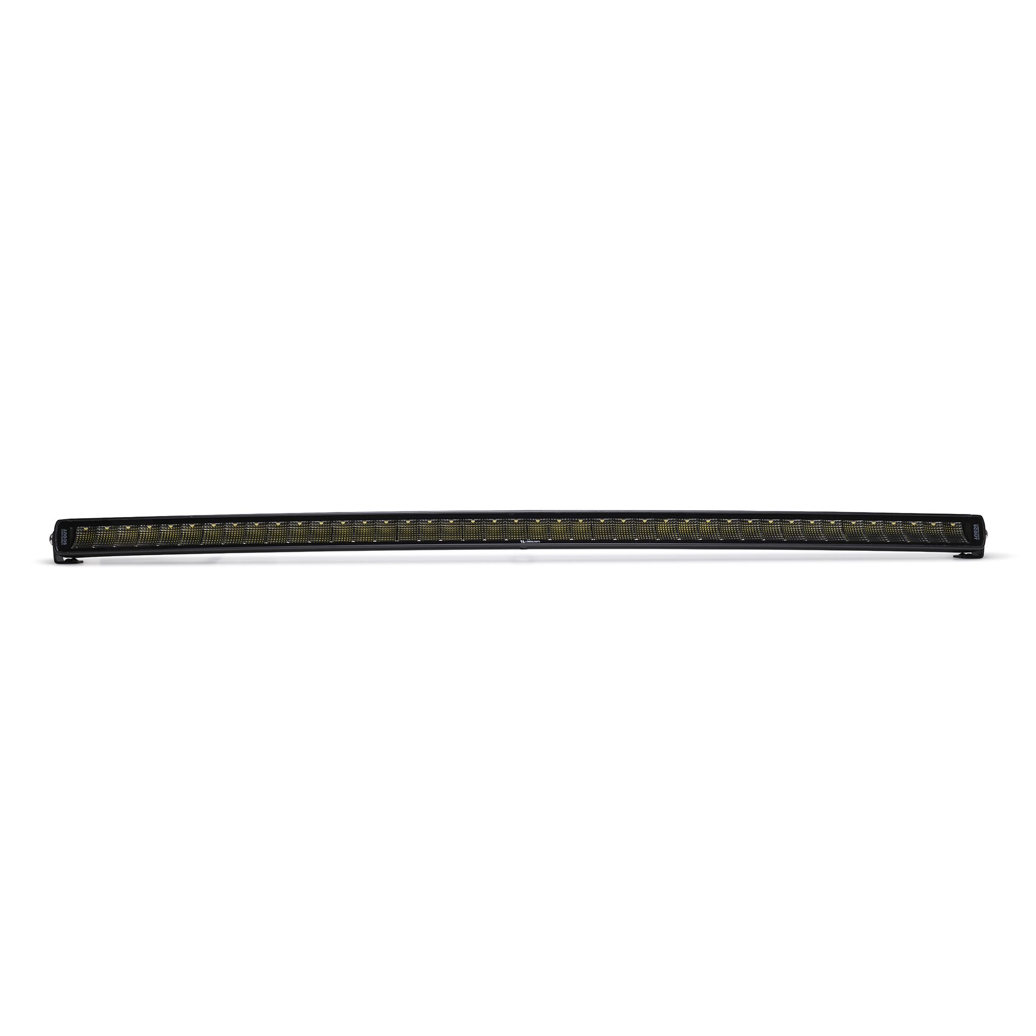 Arbetsljusramp LuminaLights Dark Work Slim 1100 Curved LED – 1005 mm Flood Beam