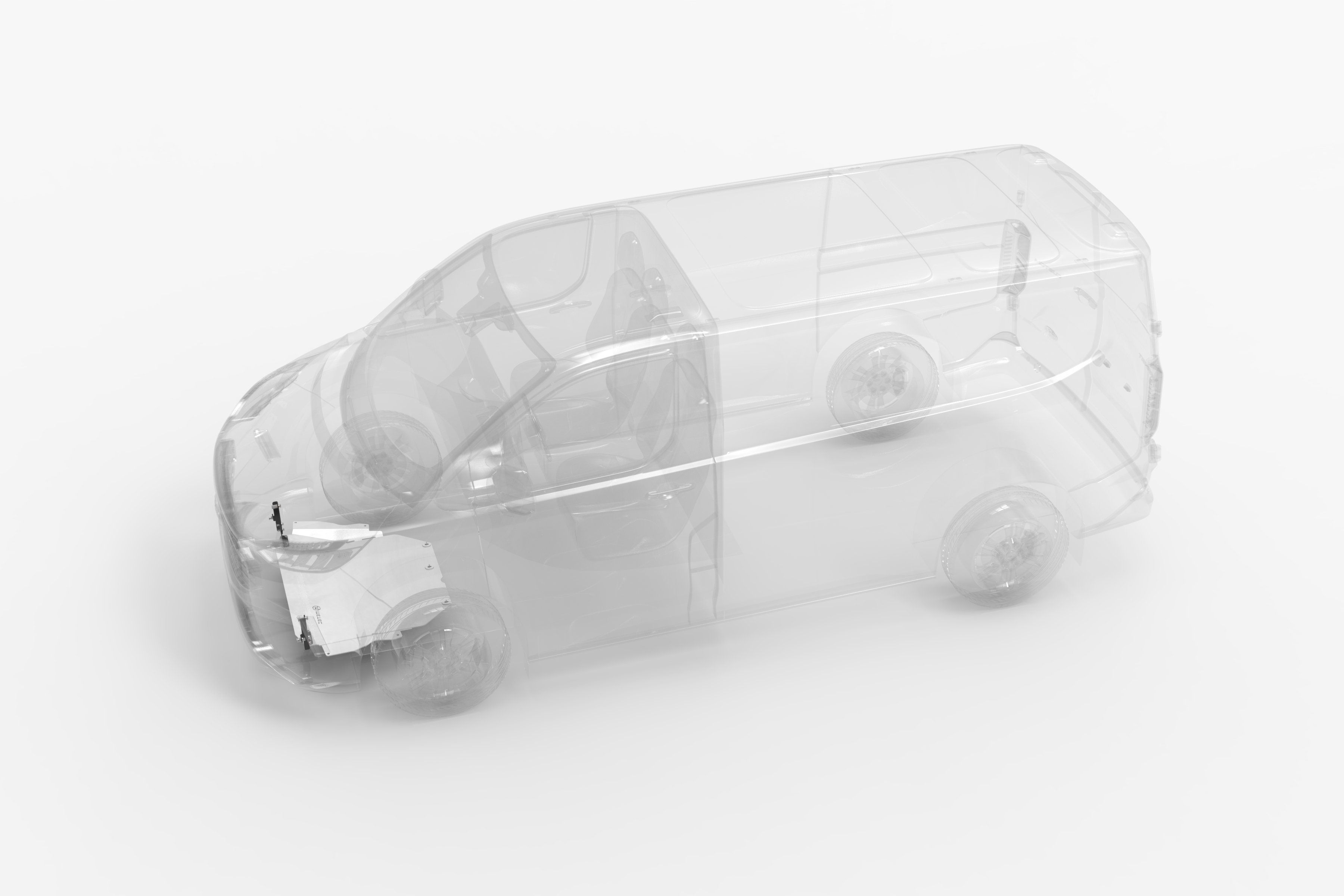 Hasplåt Motor Ford Transit Custom 2023-