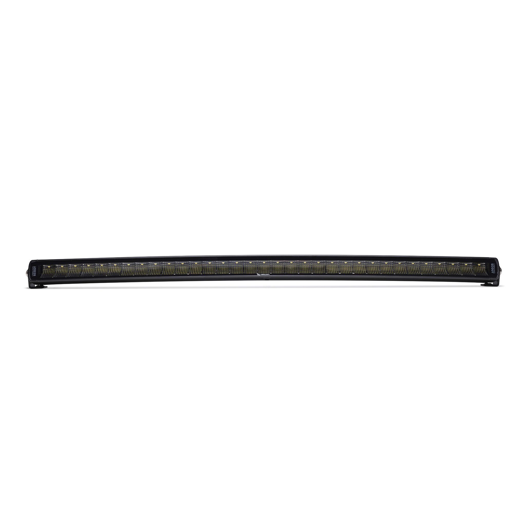 Arbetsljusramp LuminaLights Dark Work Slim 800 Curved LED – 798 mm Flood Beam