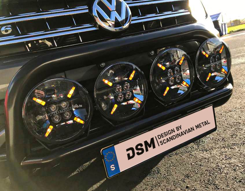 Extraljusbåge Amarok Låg 4 Ljus Svart
