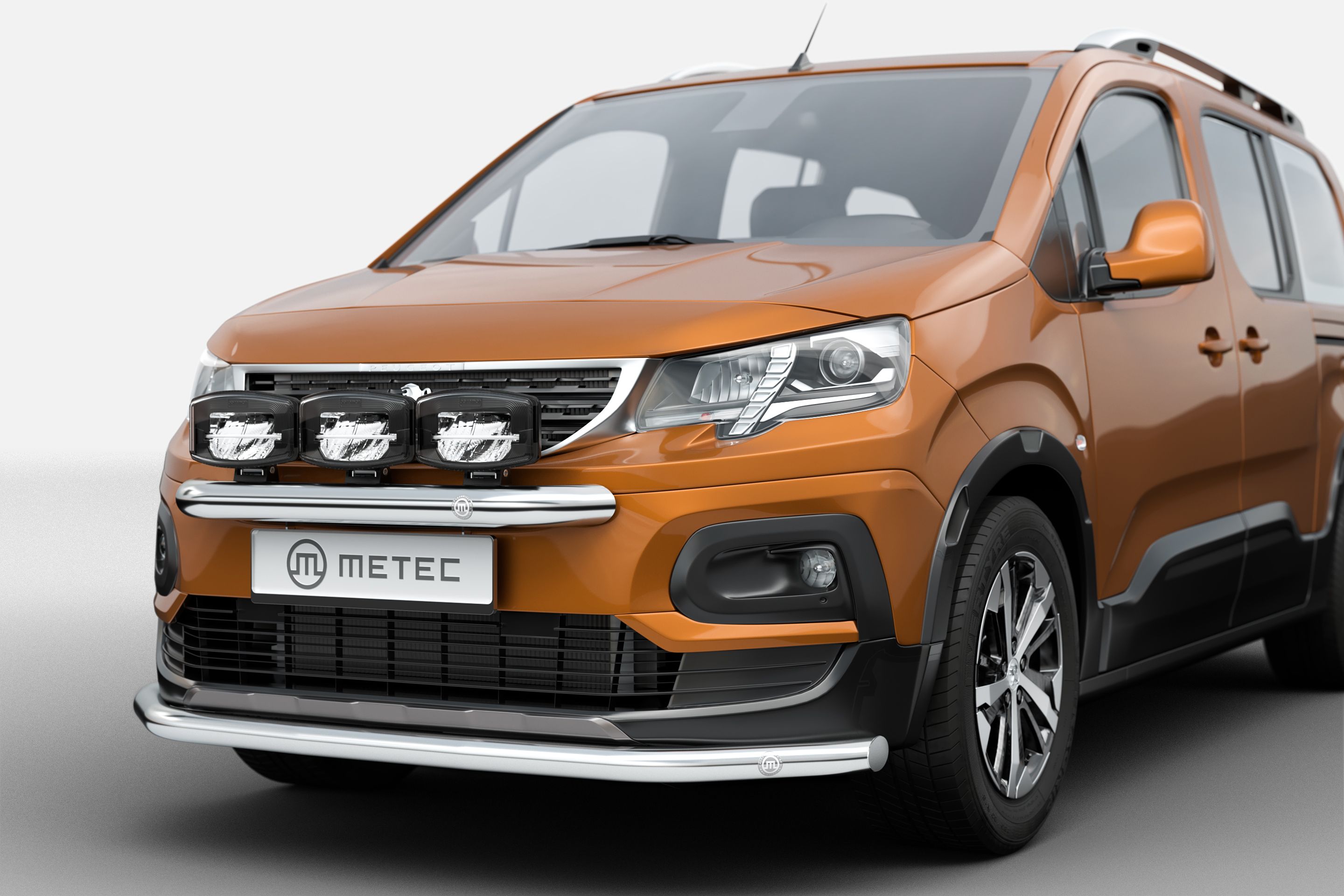 Stylingpaket rostfritt stål Peugeot Partner 2018-
