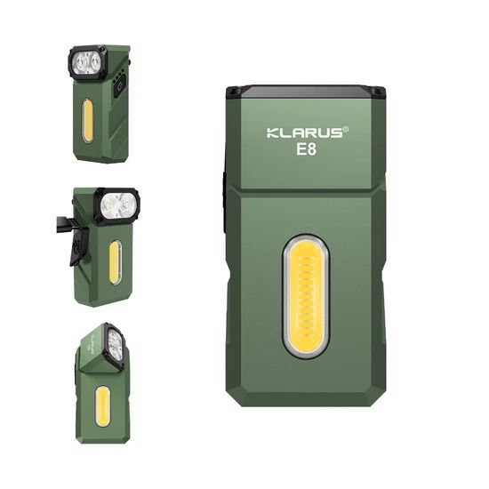 Klarus E8 Multi-Ficklampa