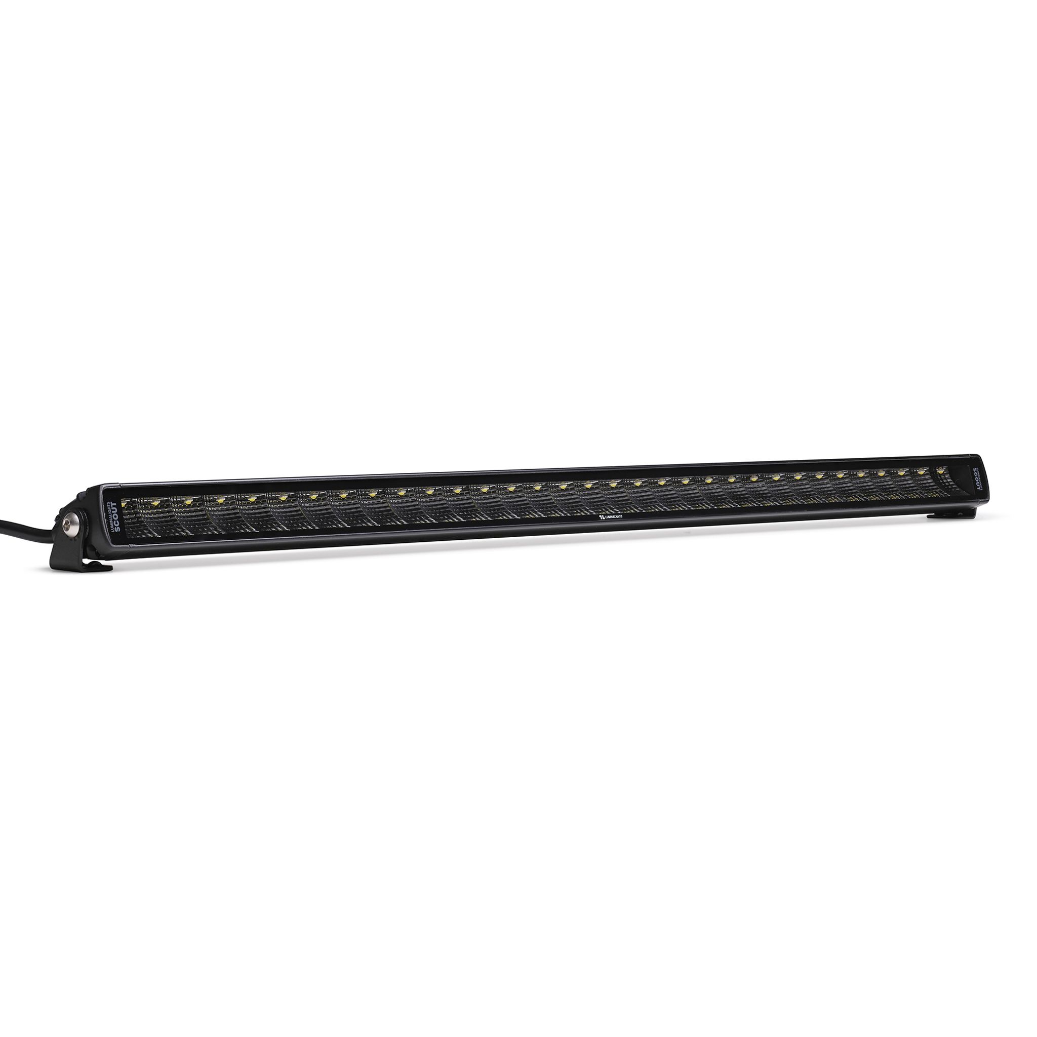 Arbetsljusramp LuminaLights Dark Work Slim 800 LED – 798 mm Flood Beam