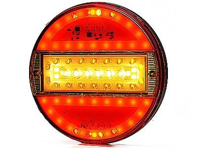 LED-bakljus Slim Line, 5-funktioner 12-24V