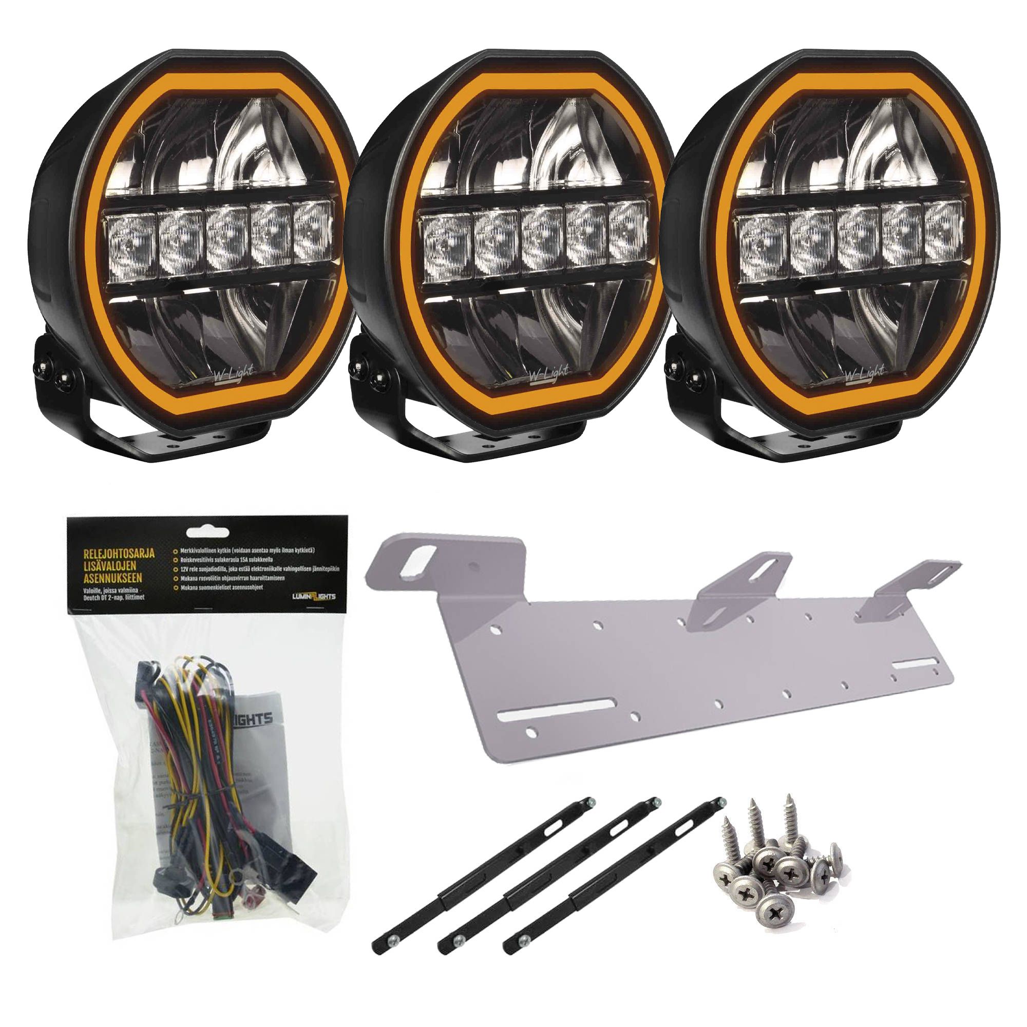 W-Light Eclipse 9 LED-Extraljuspaket 3-Pack