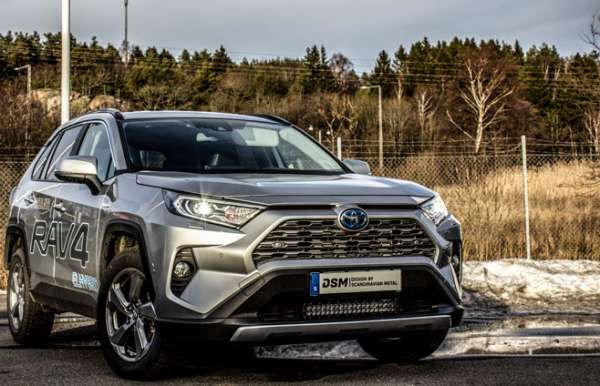 Toyota Rav4 Led-ramp + modellanpassat fäste