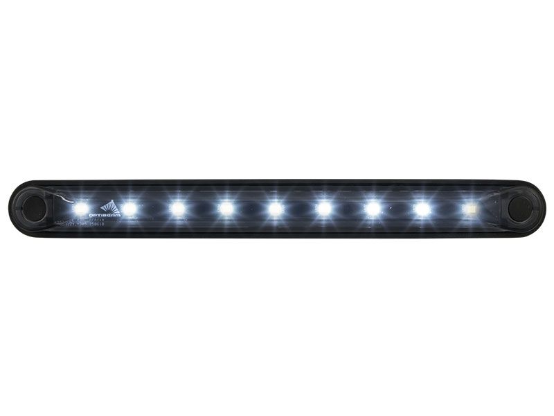Optibeam Dark Phantom markeringsljus vit, 0,5 m, ADR