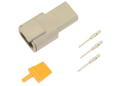Deutsch DTM 3-stift. 0,5 mm2
