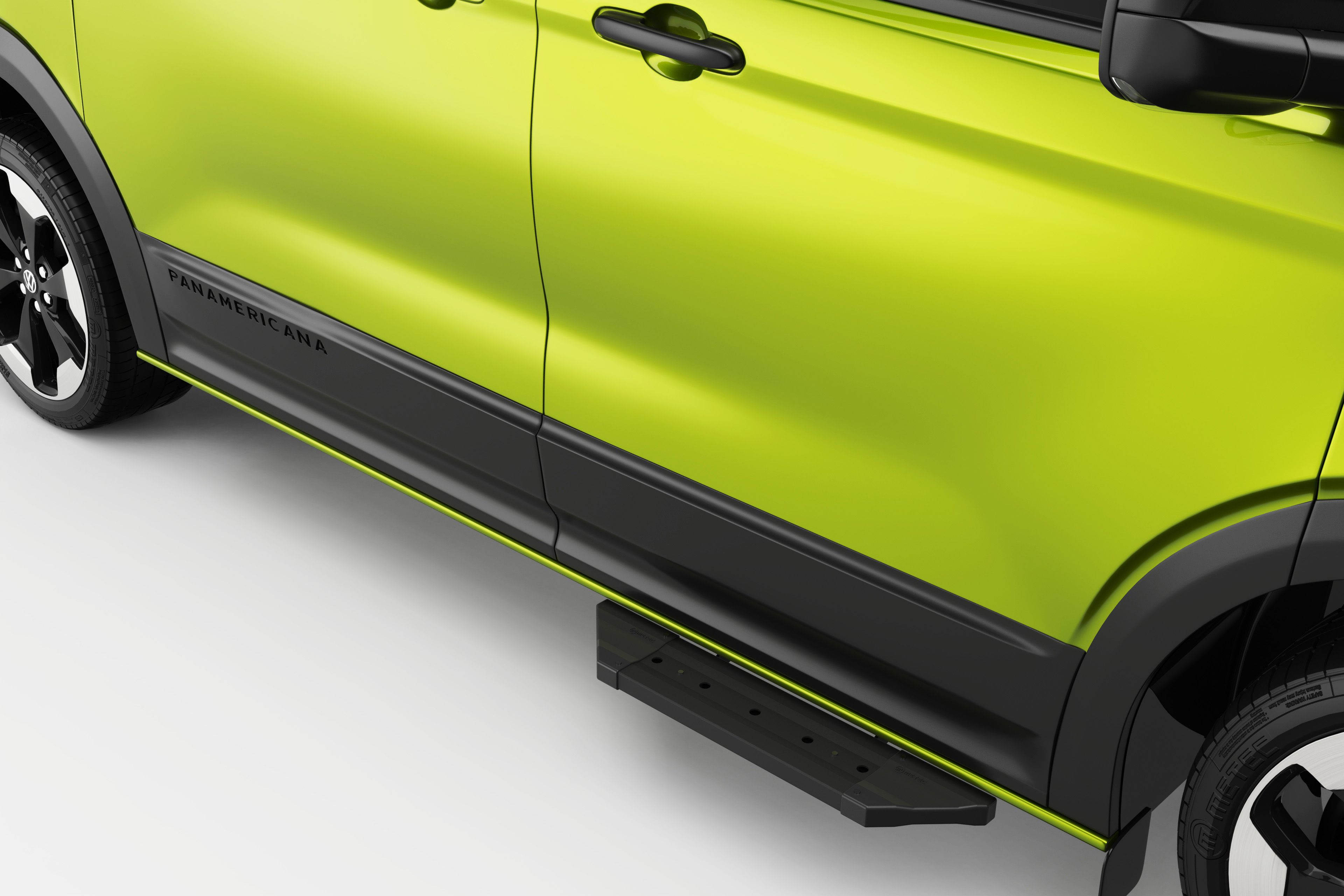 Sidosteg framdörr Svart VW T7 Transporter 24-