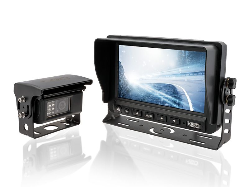 Full HD backkamera-kit med uppfällbar kamera 7", NSD