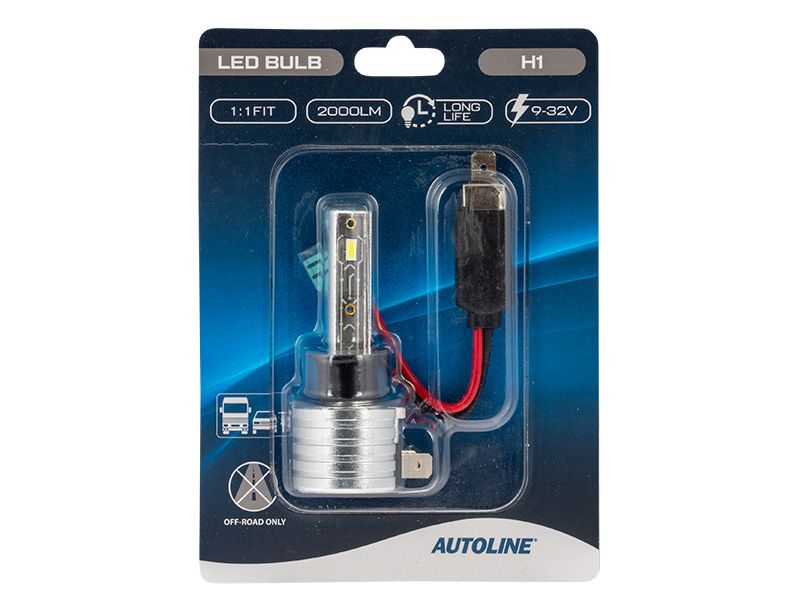 AUTOLINE DIRECT FIT LED BULB H1 9-32V 2200LM