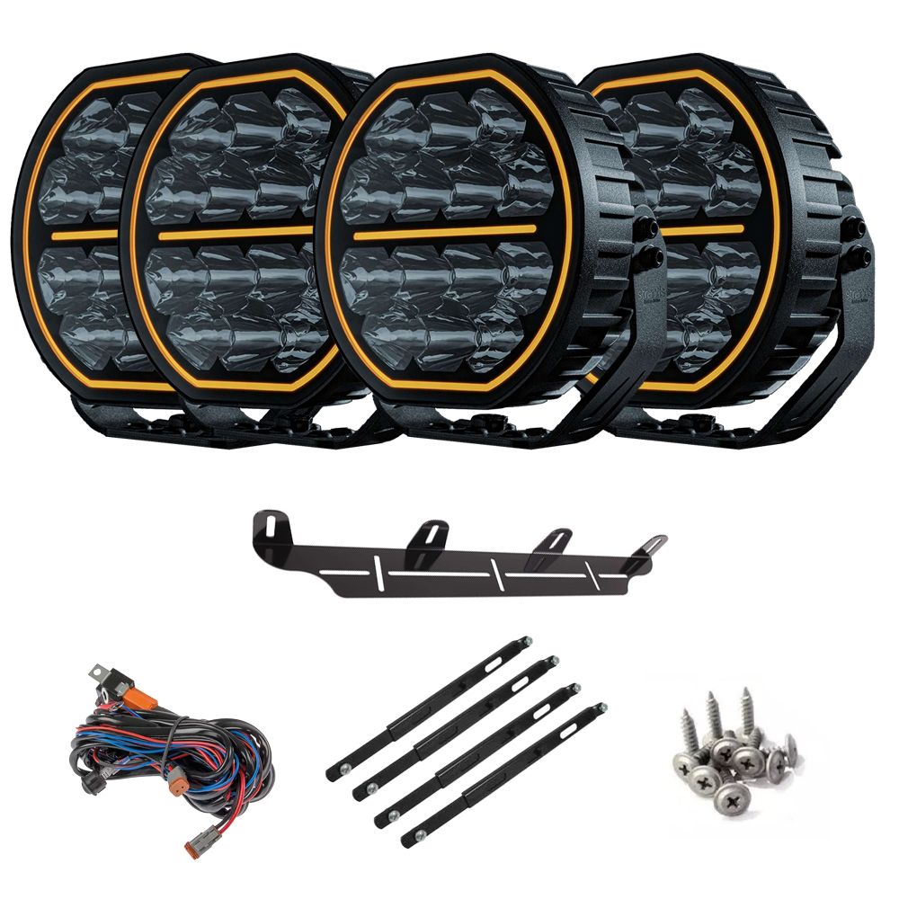 Strands Big Energy 7" LED-extraljus X4