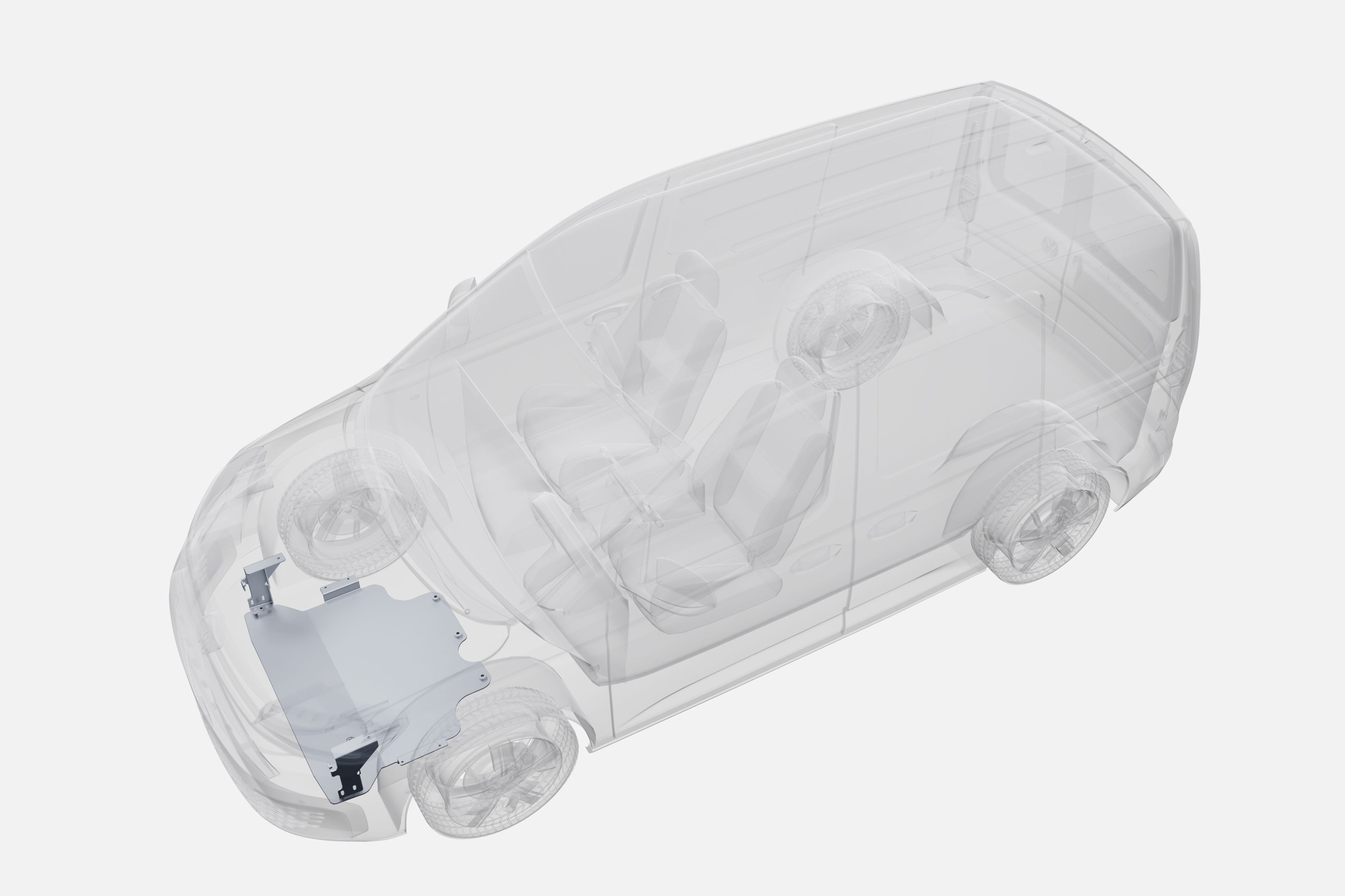 Underkörningsskydd VW Caddy 2021-