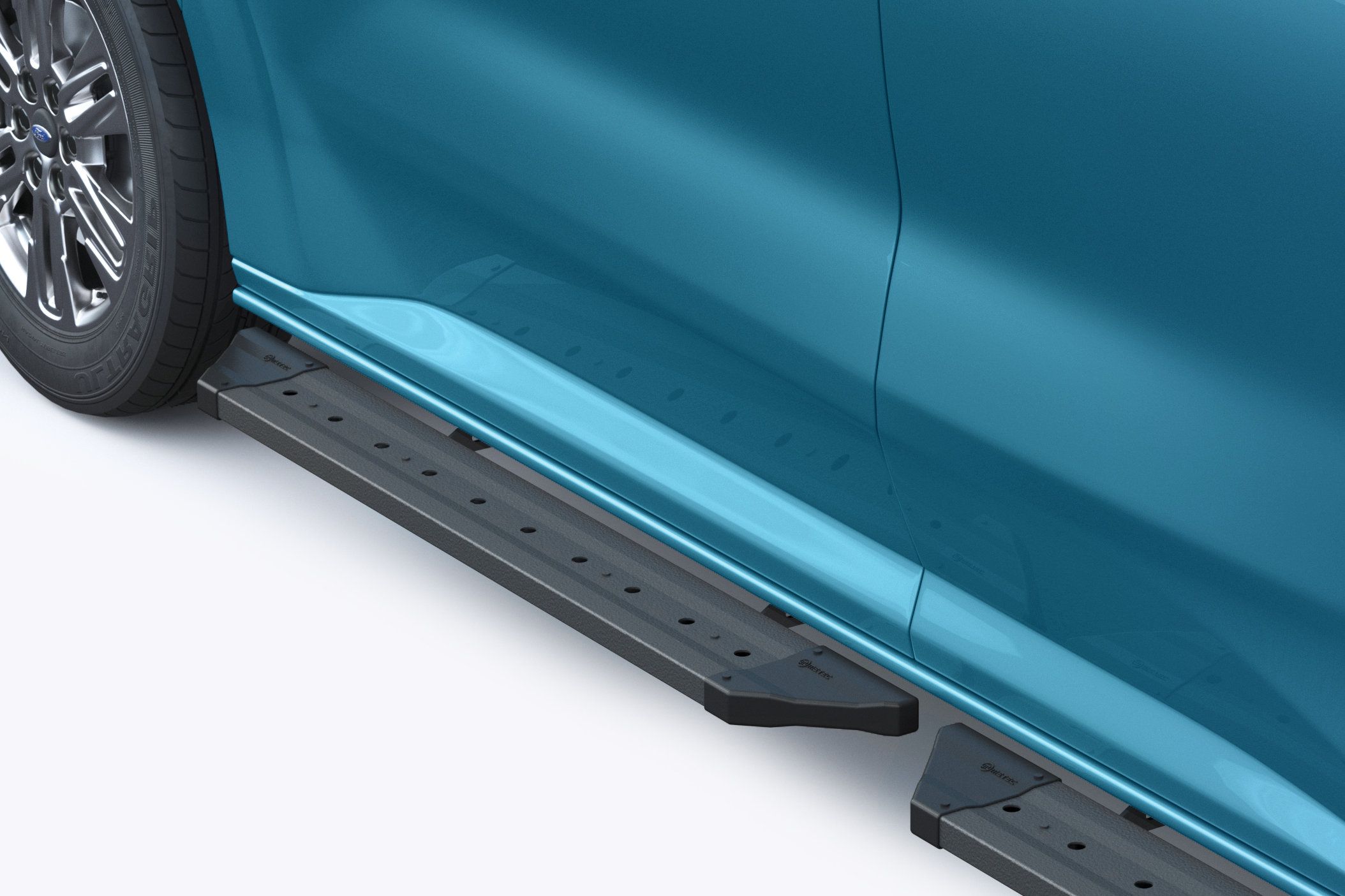 Sidosteg sidodörr Ford Transit Custom 2023- Svart