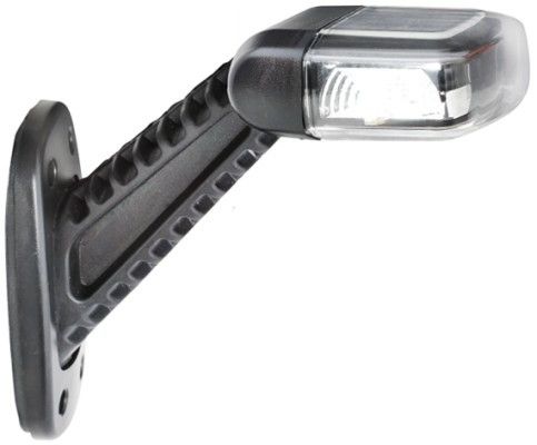 LED änd-/sidovisare, gummiarm 45°