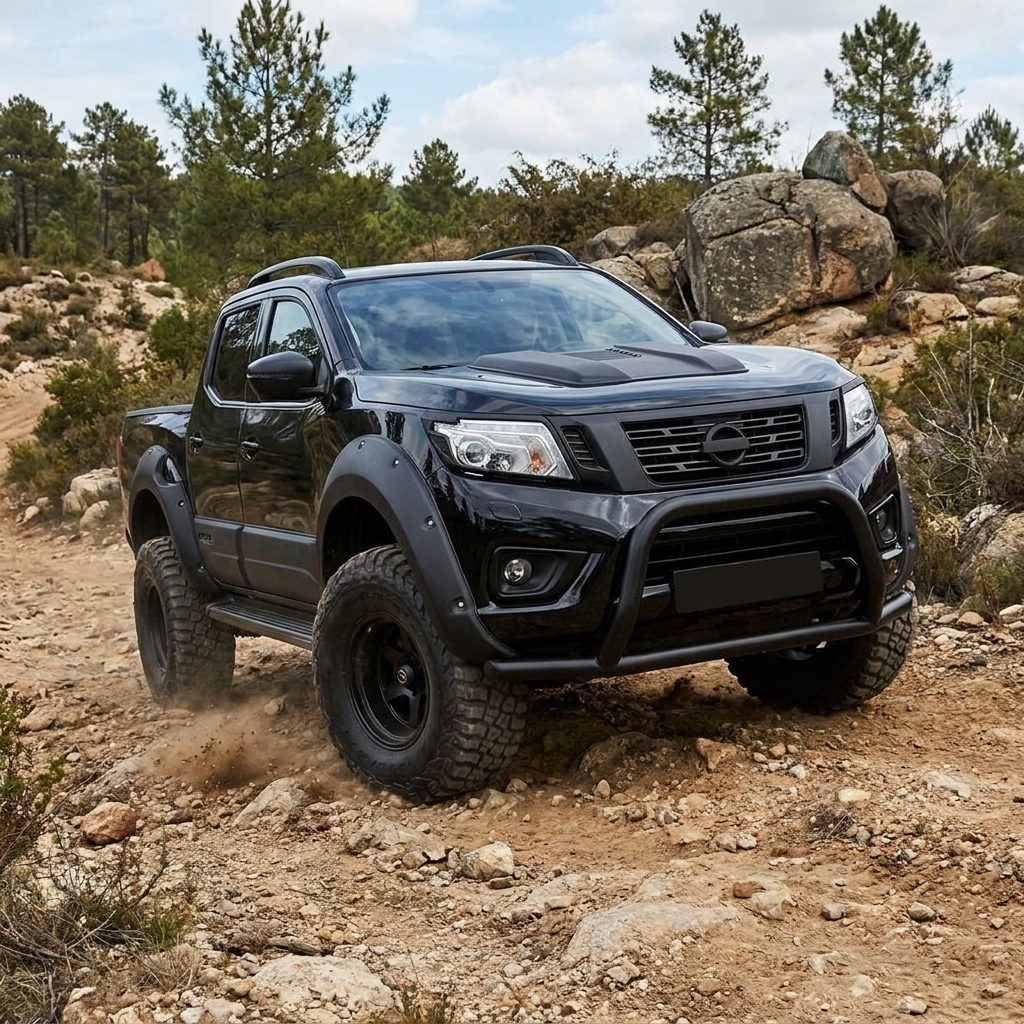 Skärmbreddare Nissan Navara 16-21+ med nitar