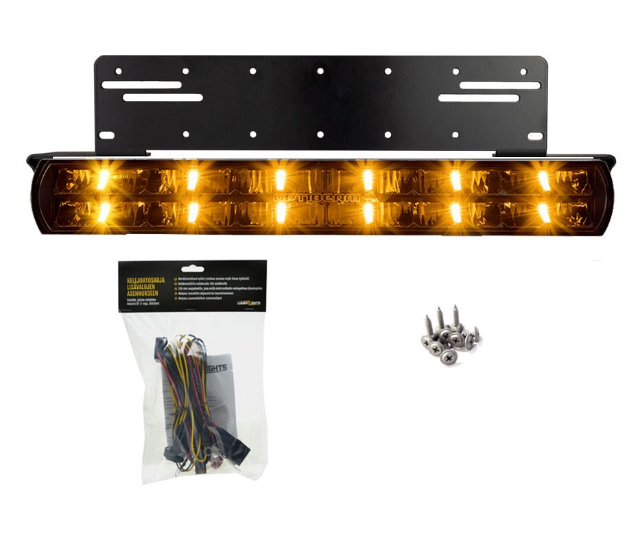 Optibeam Super Captain Dual Rage 600 paket för infällt montage