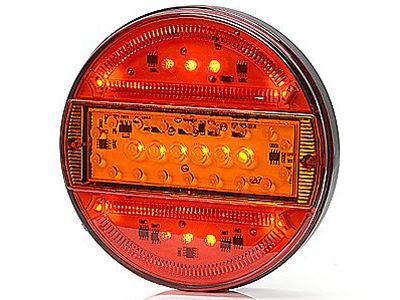 LED-bakljus Slim Line, 12-24V, 16LED, broms-,parkering-, blinker