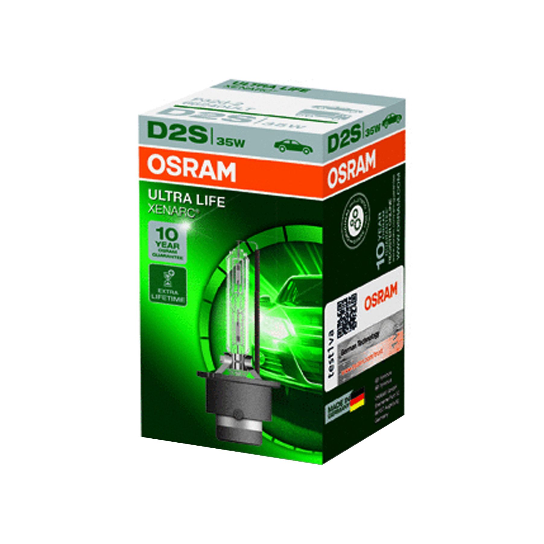 D2S Osram Ultra Life 10 års garanti