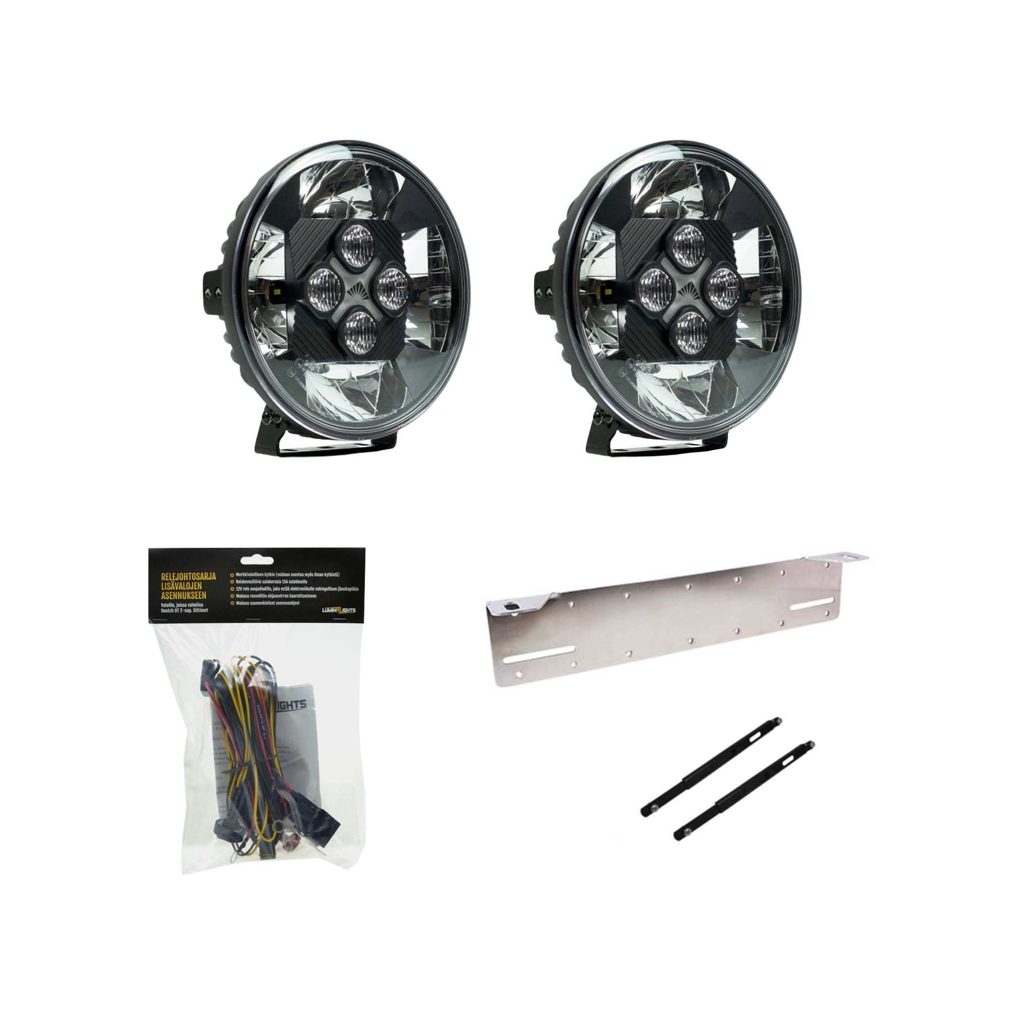 Optibeam Nin9 - 2 kpl led-lisävalopaketti